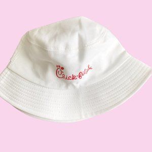 Chick-Fil-A White Bucket Hat